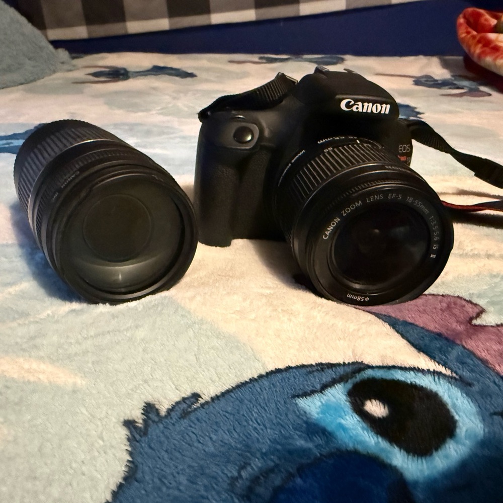 Canon Black DSLR Camera with Lens Kit